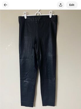 Vince Black Faux Leather Leggings